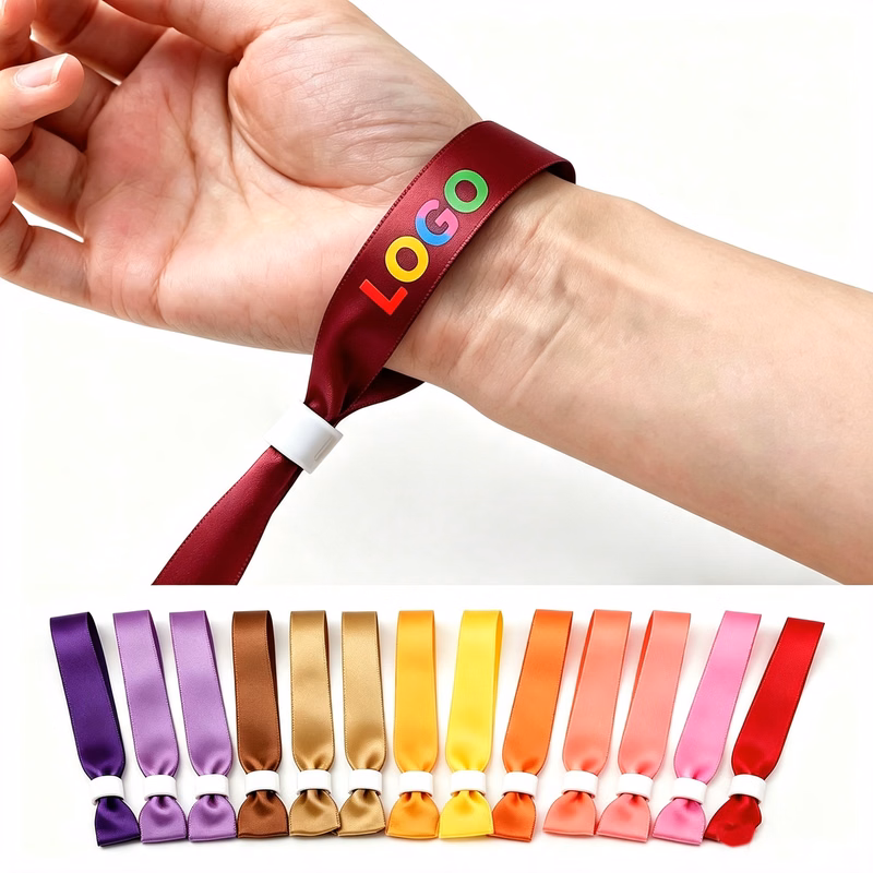 Custom Adjustable Polyester Event Wristband