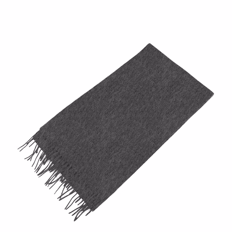Dark Gray 60% Cashmere Scarf