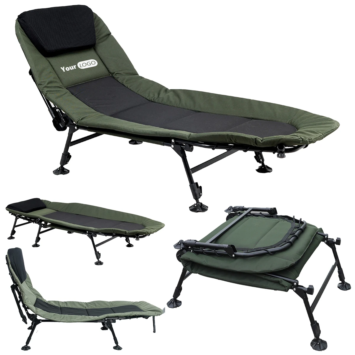 Iron Outdoor Leisure Folding Bed 1