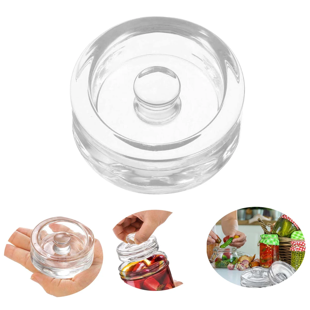 Fermentation Glass Weights with Easy Grip Handle 1