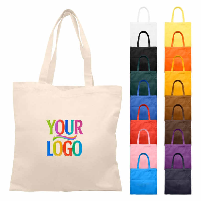 Classic 13 Inch By 15 Inch Blank Cotton Canvas Tote Bag
