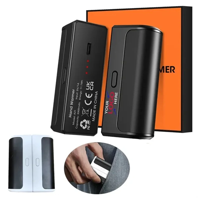 6000mAH Magnetic Hand Warmers Power Bank Rechargeable 2 Pack 1