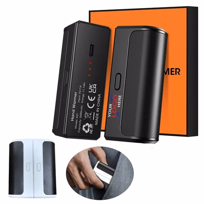 6000mAH Magnetic Hand Warmers Power Bank Rechargeable 2 Pack