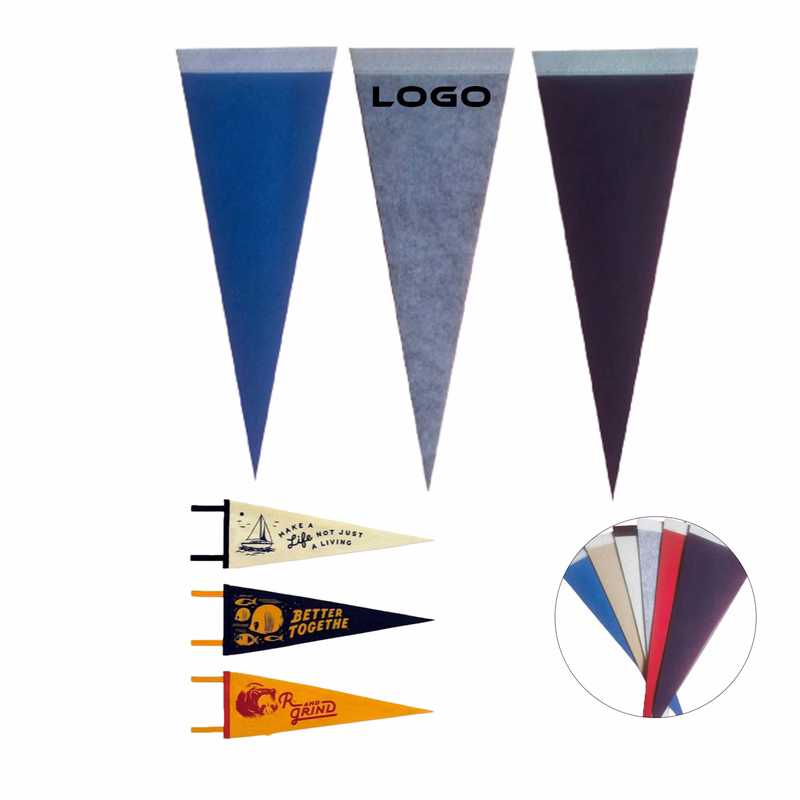 Custom Multi-Size Full-Color Felt Pennant