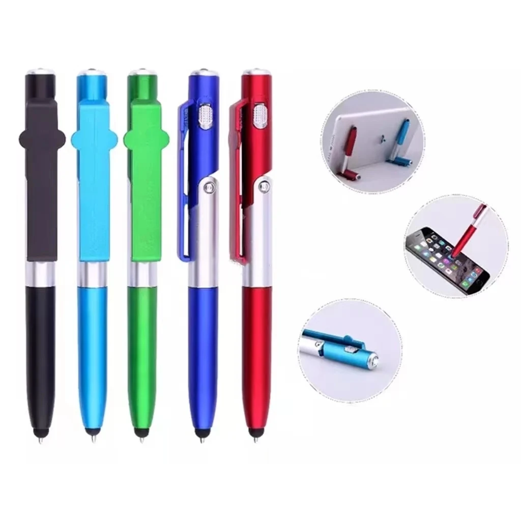 4-in-1 Ballpoint Pen / LED / Phone Stand / Stylus 1