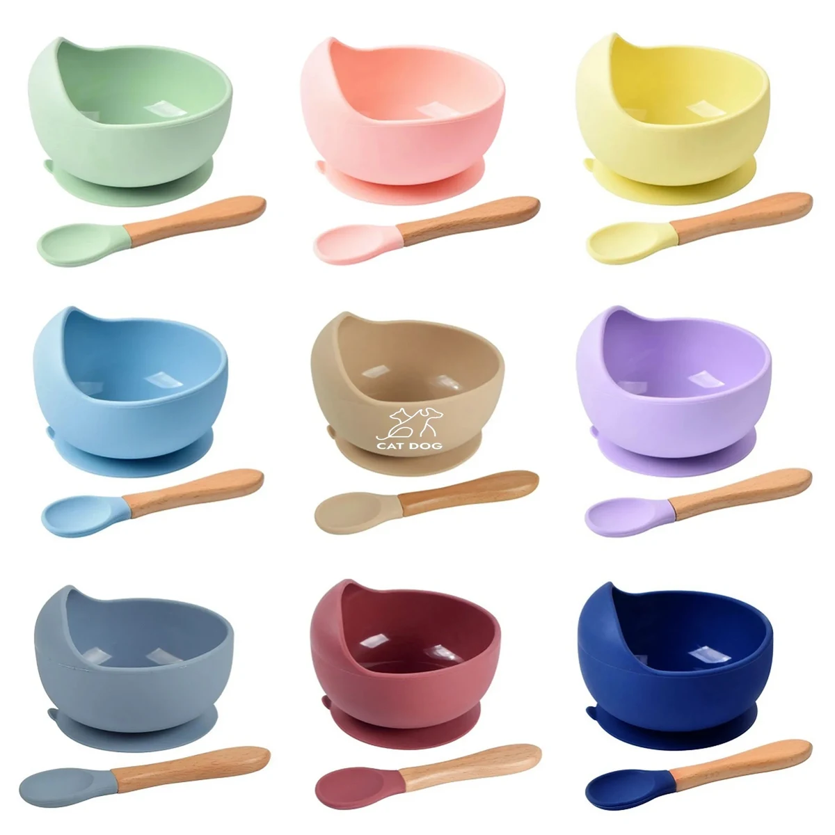 Non-slip Baby Silicone Bowl Set 1