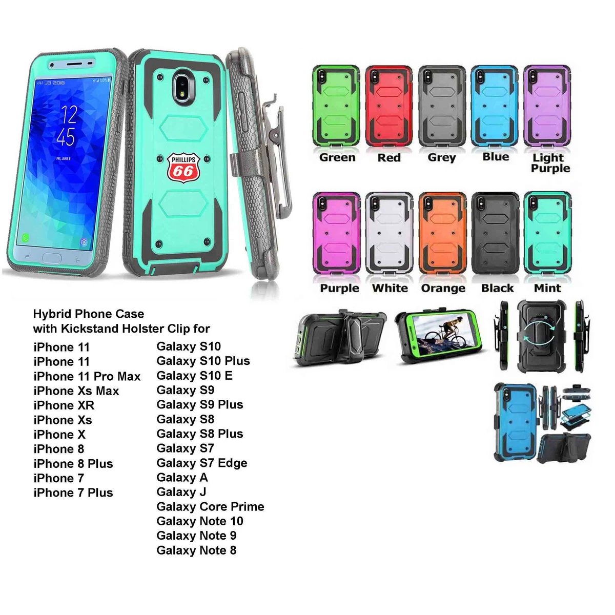iBank ® Shockproof Case for Galaxy A Series A10e/A17/A16/A23/A32/A61 1