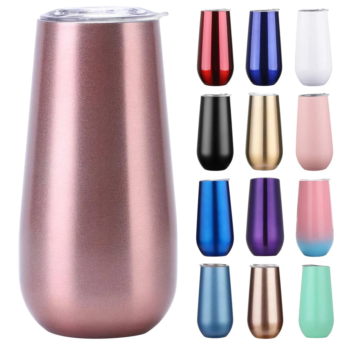 6oz Wine Tumbler With Lid 1