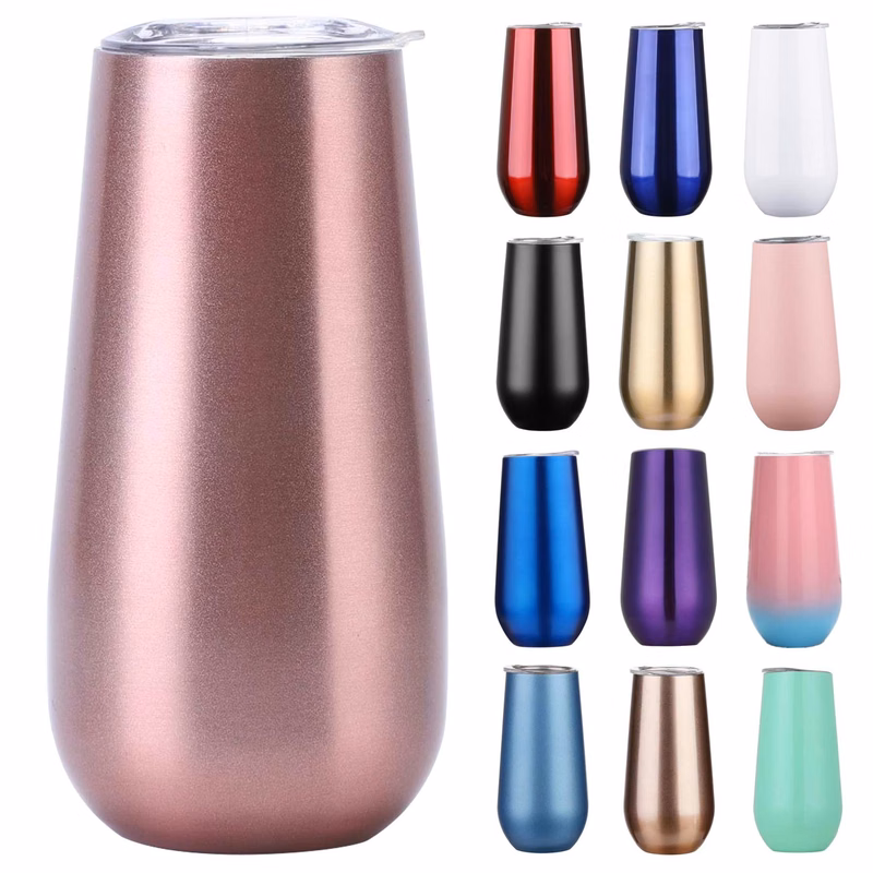 6oz Wine Tumbler With Lid