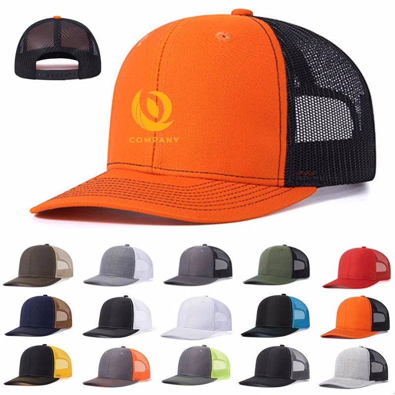 Sport Trucker Cap w/Laser Cut Mesh Back