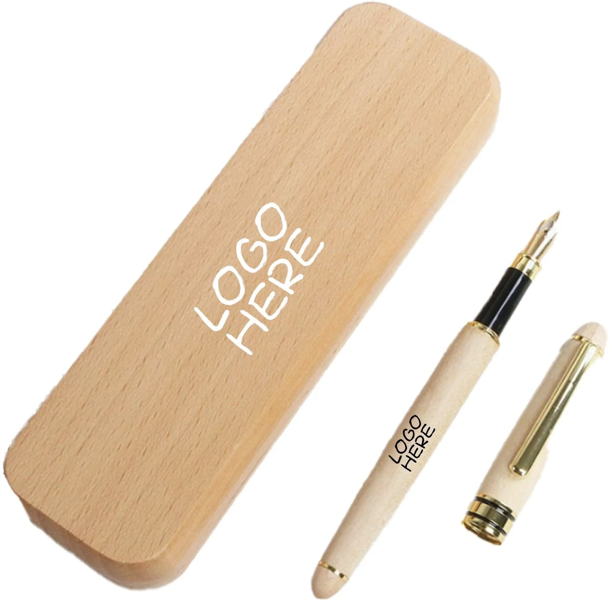 Maple Wood Pen Set 1