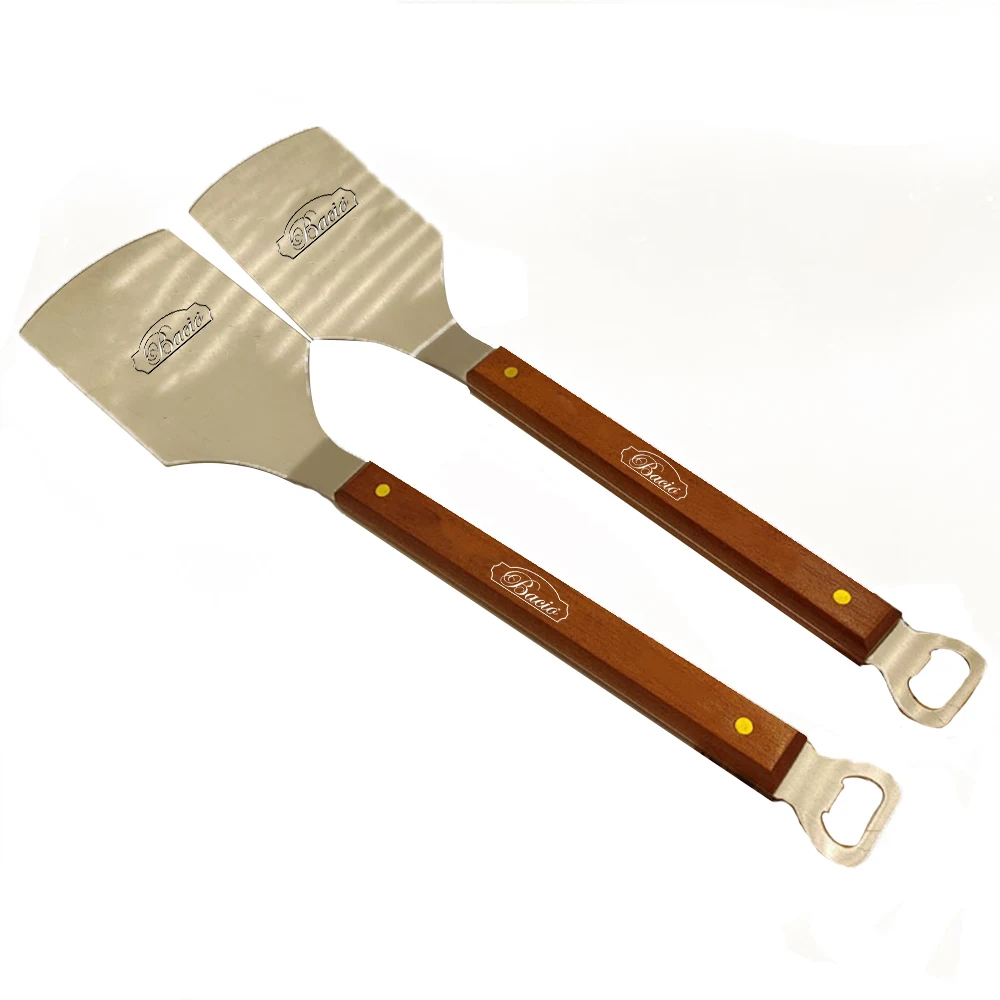 Outdoor Grill Stainless Steel Spatula with Opener 1