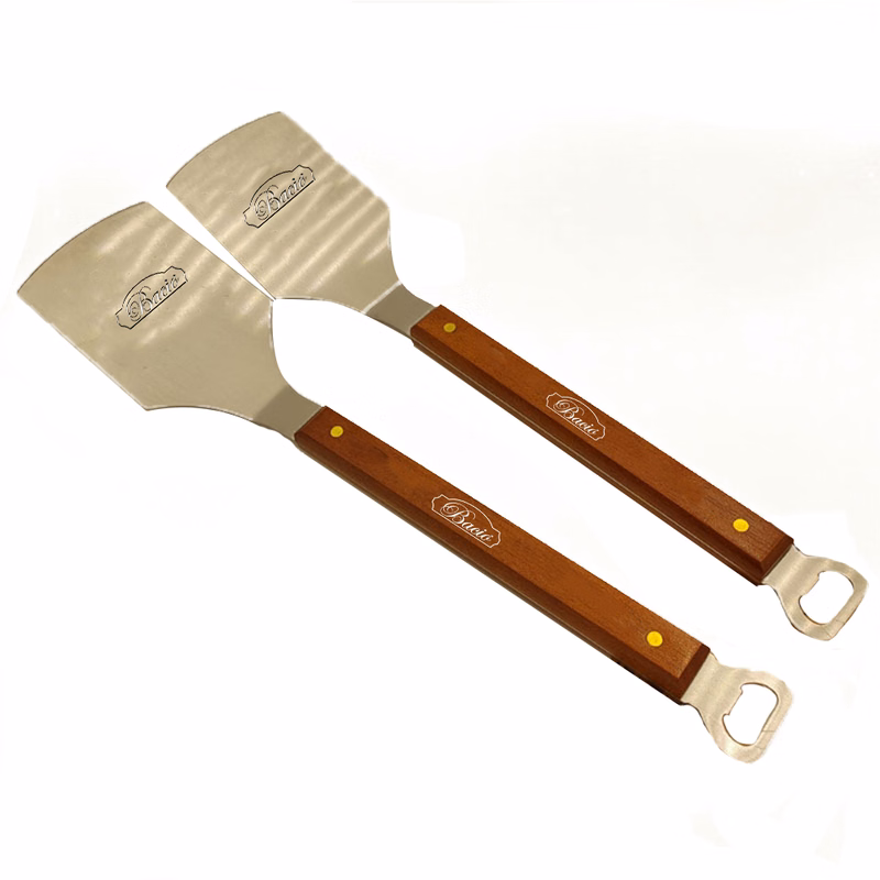 Outdoor Grill Stainless Steel Spatula with Opener