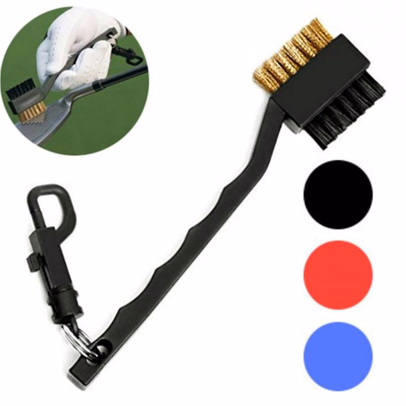 Nylon Steel Wire Golf Club Brush MOQ 100PCS