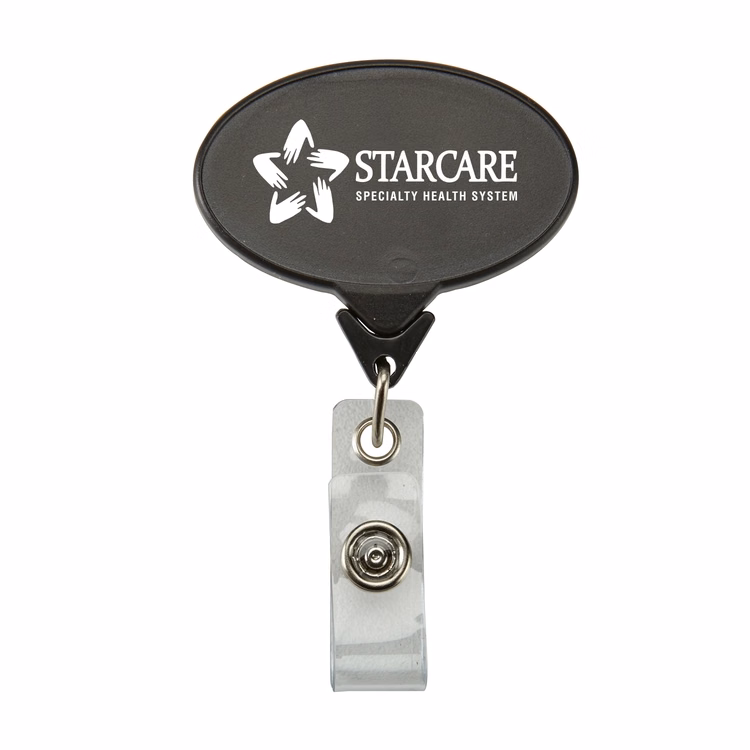 Oval Badge Reel Secure-A-Badge