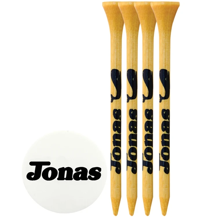 4 Bamboo Tees 3 1/4", 1 Ball Marker 1