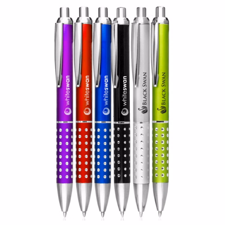 Rhinestone Click Action Pen