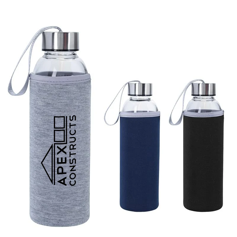 18 Oz. Aqua Pure Glass Bottle 1