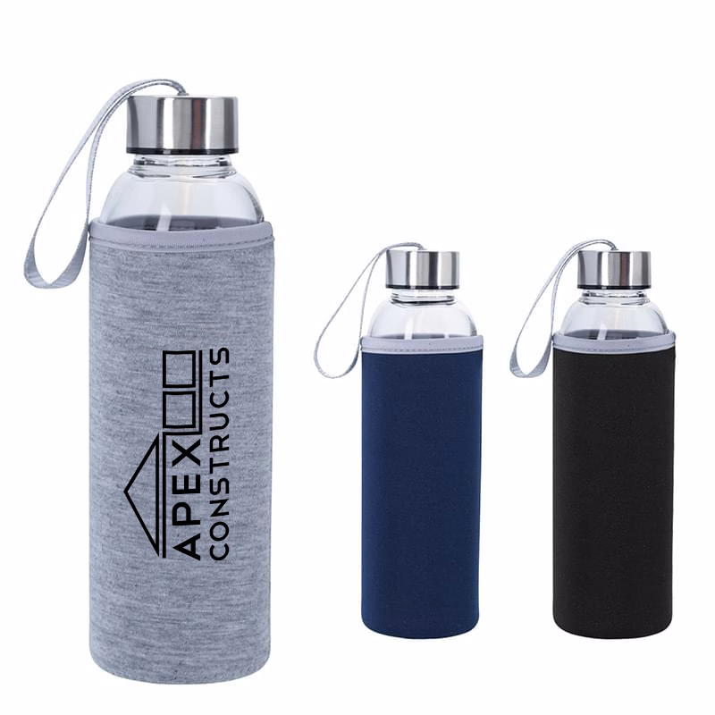 18 Oz. Aqua Pure Glass Bottle