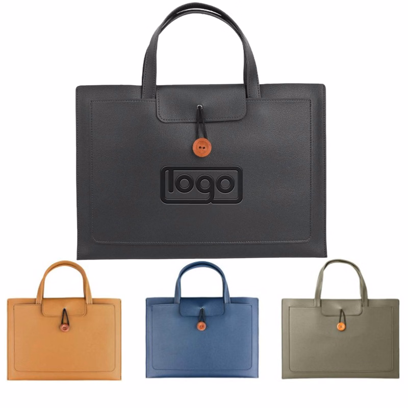 PU Leather Laptop Briefcase