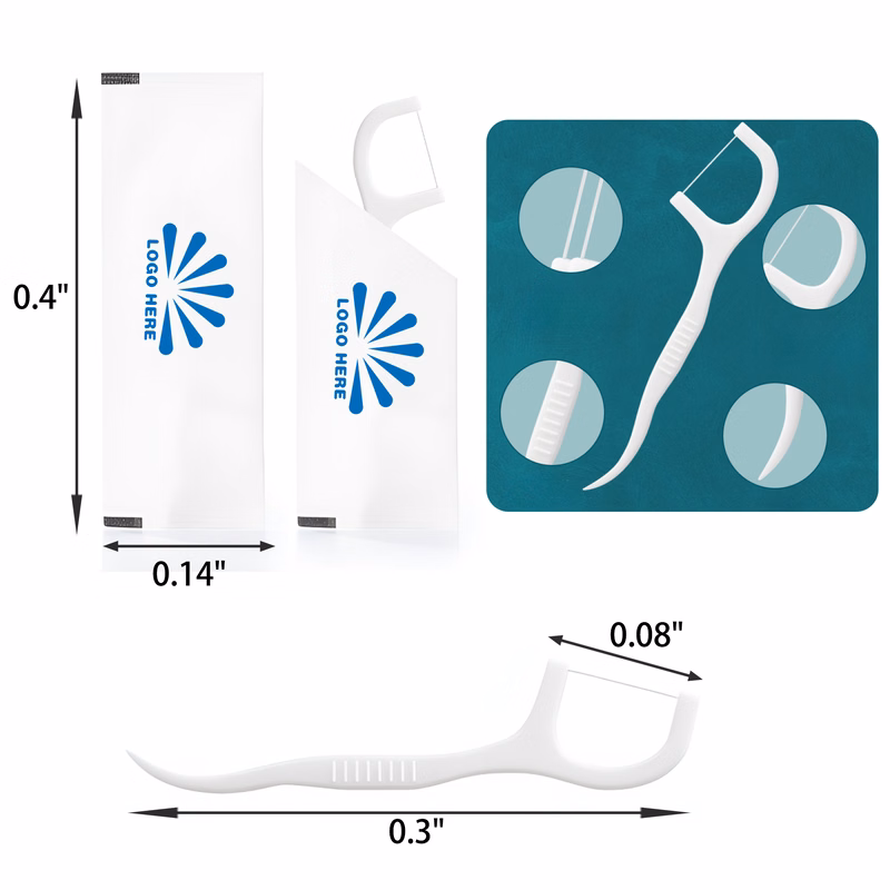 Convenient Individually Packaged Disposable Dental Floss