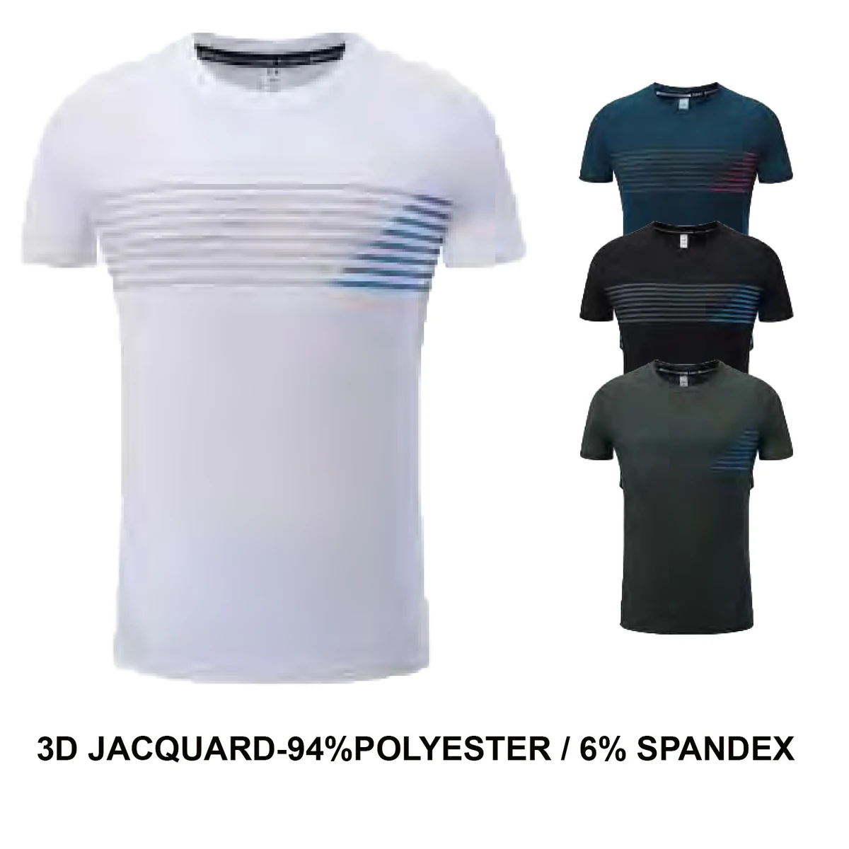 Men's Running Short Sleeve T-Shirt - Stock Style 7 1