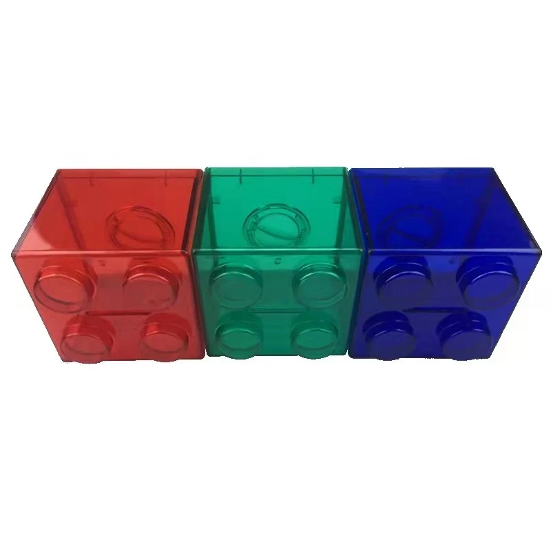 Block shaped piggy bank 1