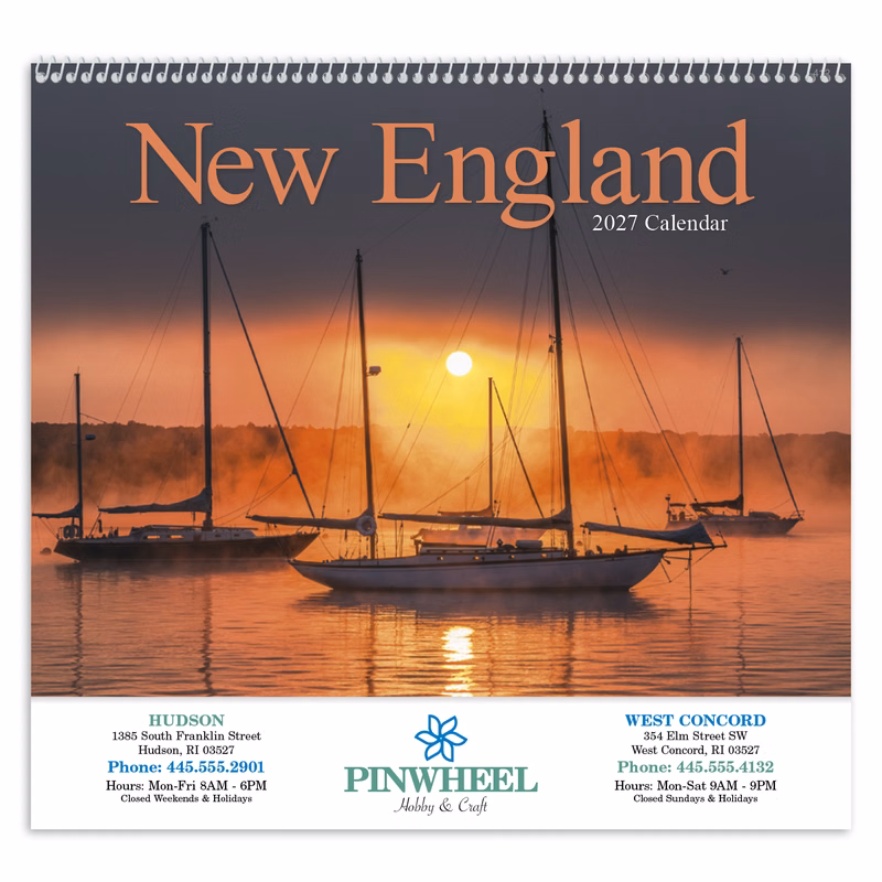 HotLine® Products New England Appointment Calendar - Spiral