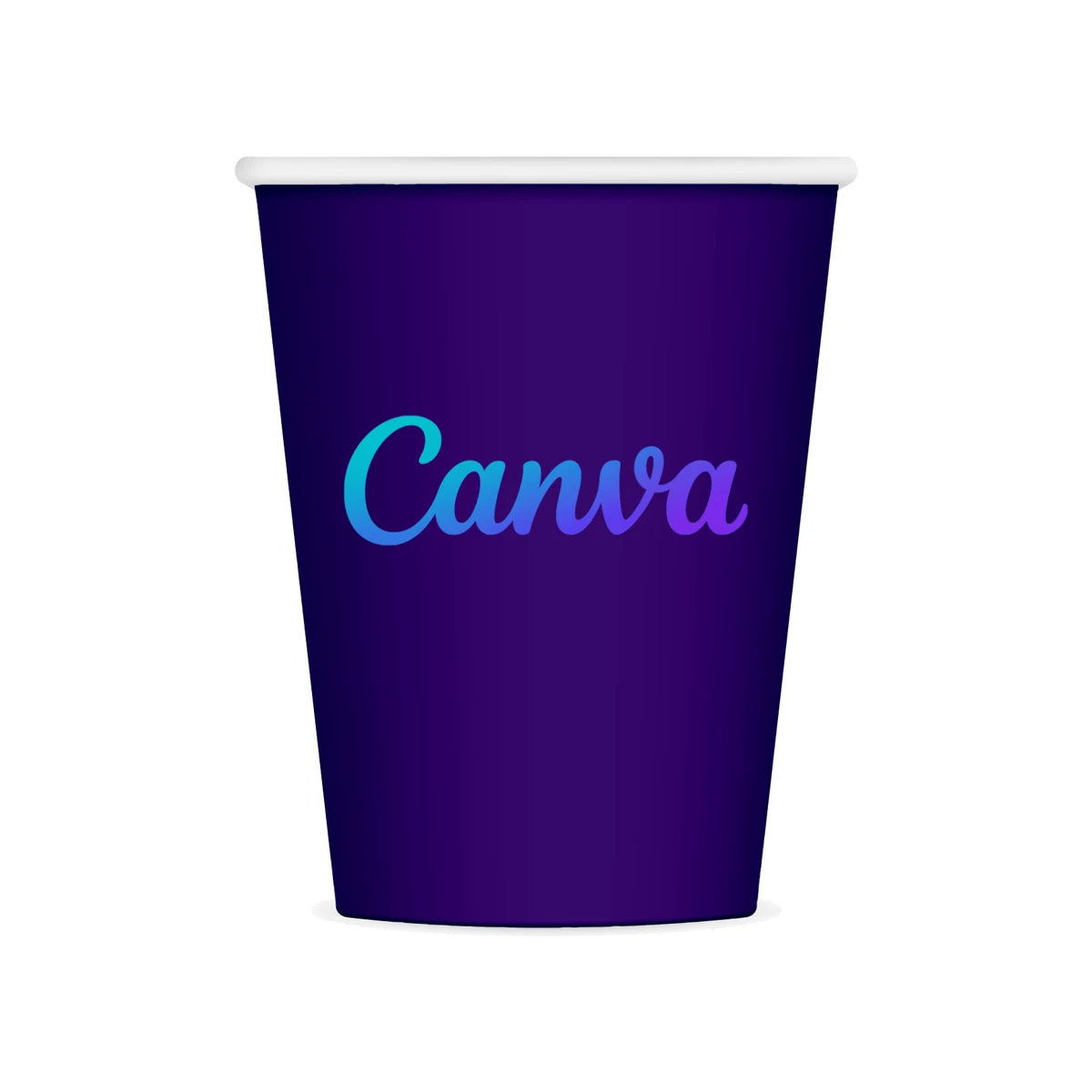 9 Oz. Colorware Paper Cup, Digital 1