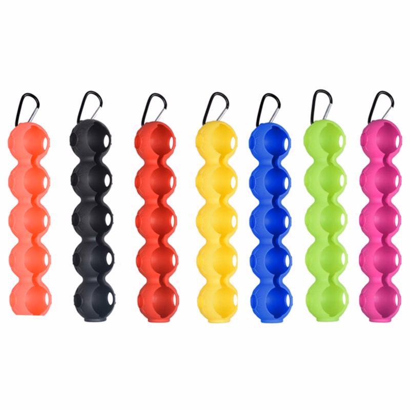 Duo Silicone Golf Ball Holder with Carabiner