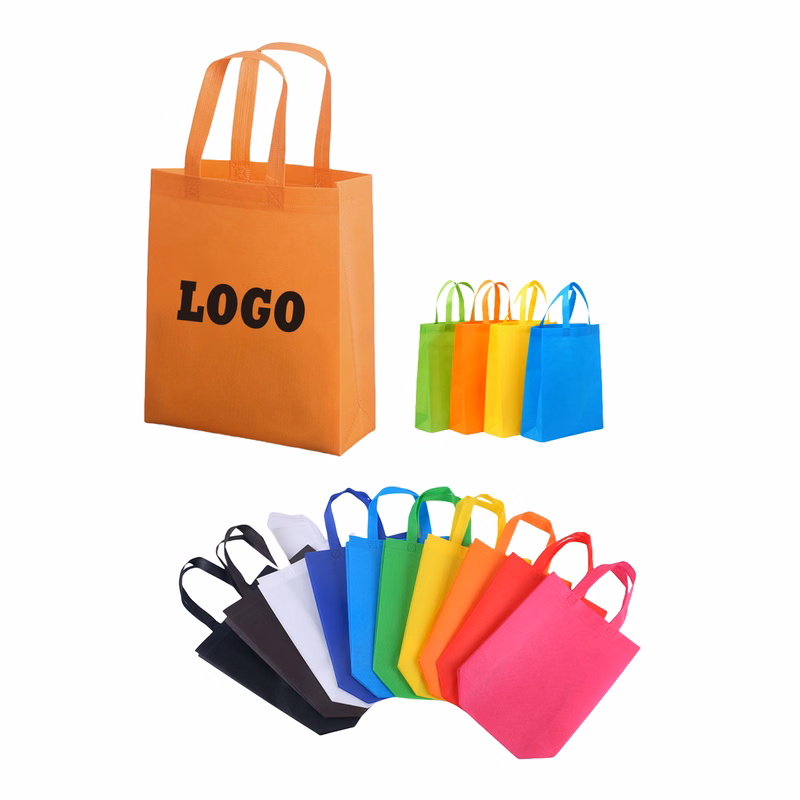 Reusable Non-Woven Grocery Bags with Handles MOQ50