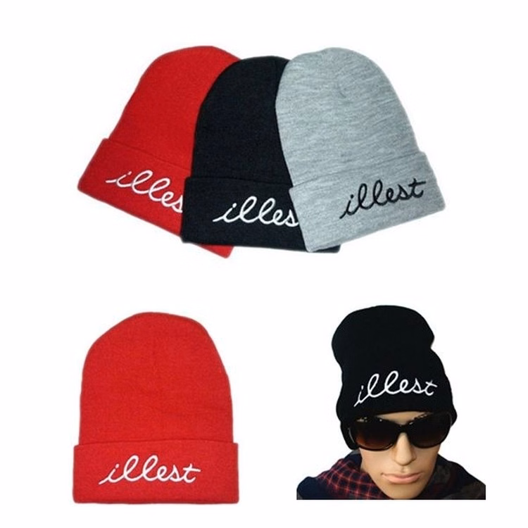 Knitted Beanie Hat with Band