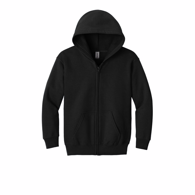 Gildan® Youth Heavy Blend Full-Zip Hooded Sweatshirt
