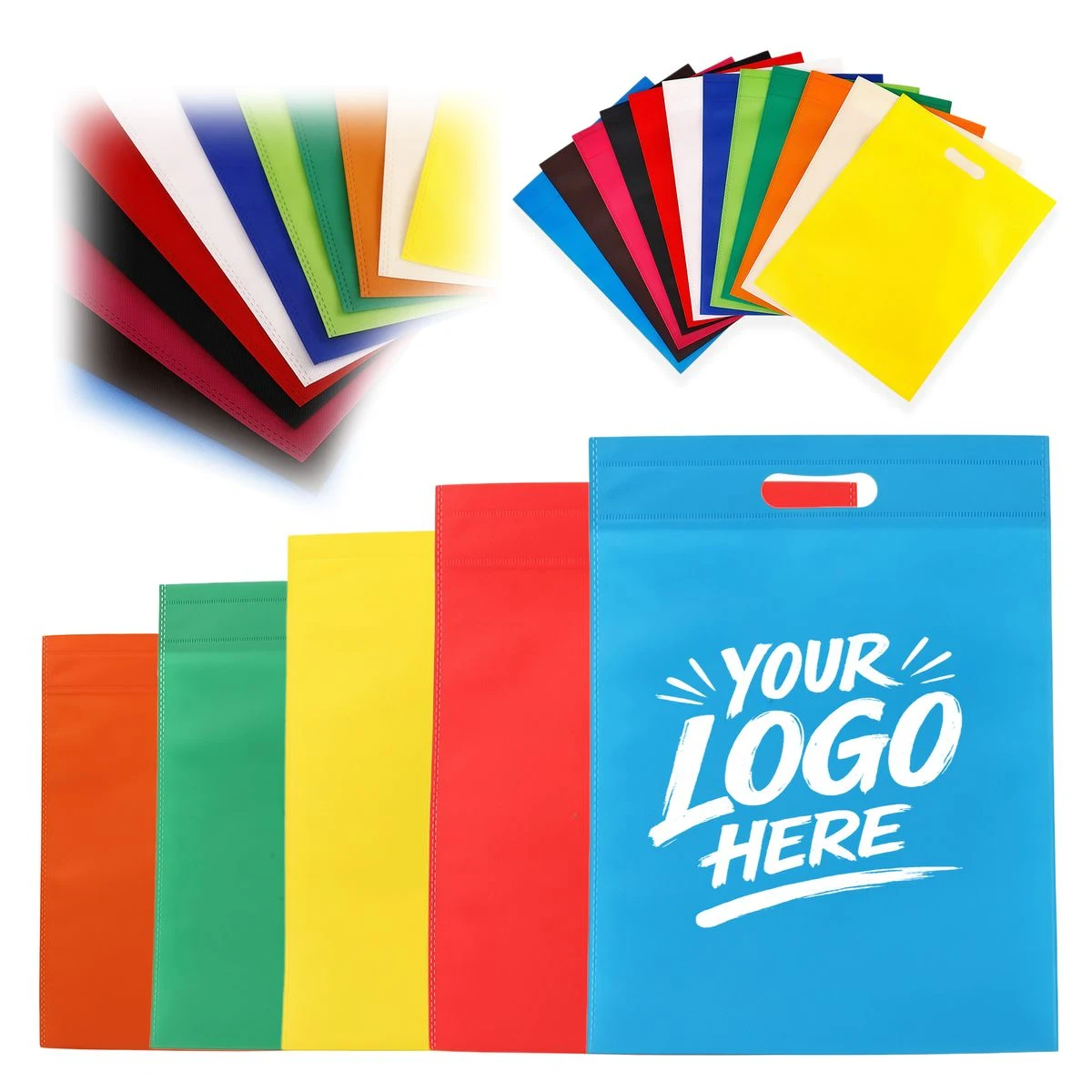 Nonwoven Tote Bag Die Cut Handle Gift Party Sack 1