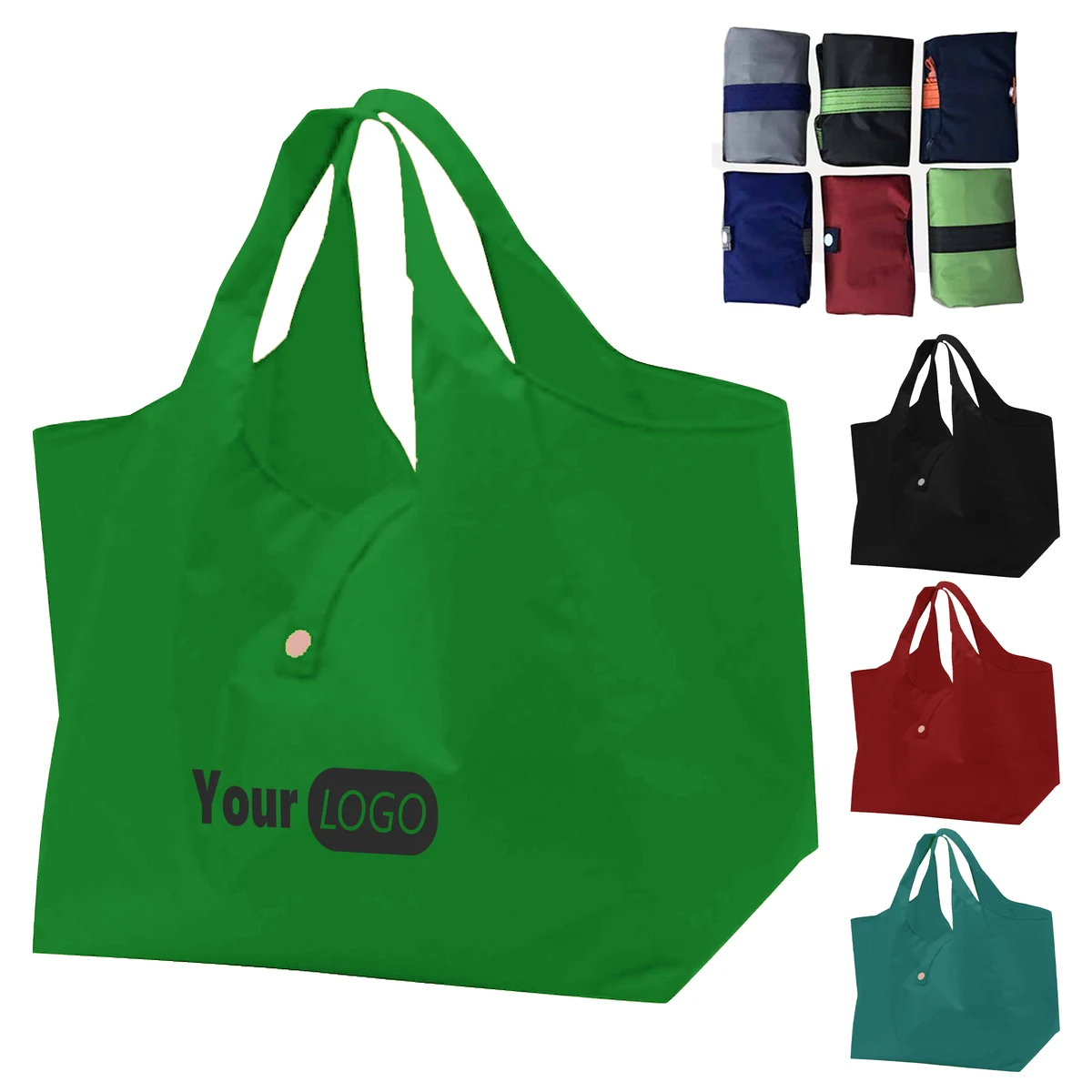 Oxford Portable Waterproof Shopping Bag ?C Perfect For, custom tote bag with logo imprint 1