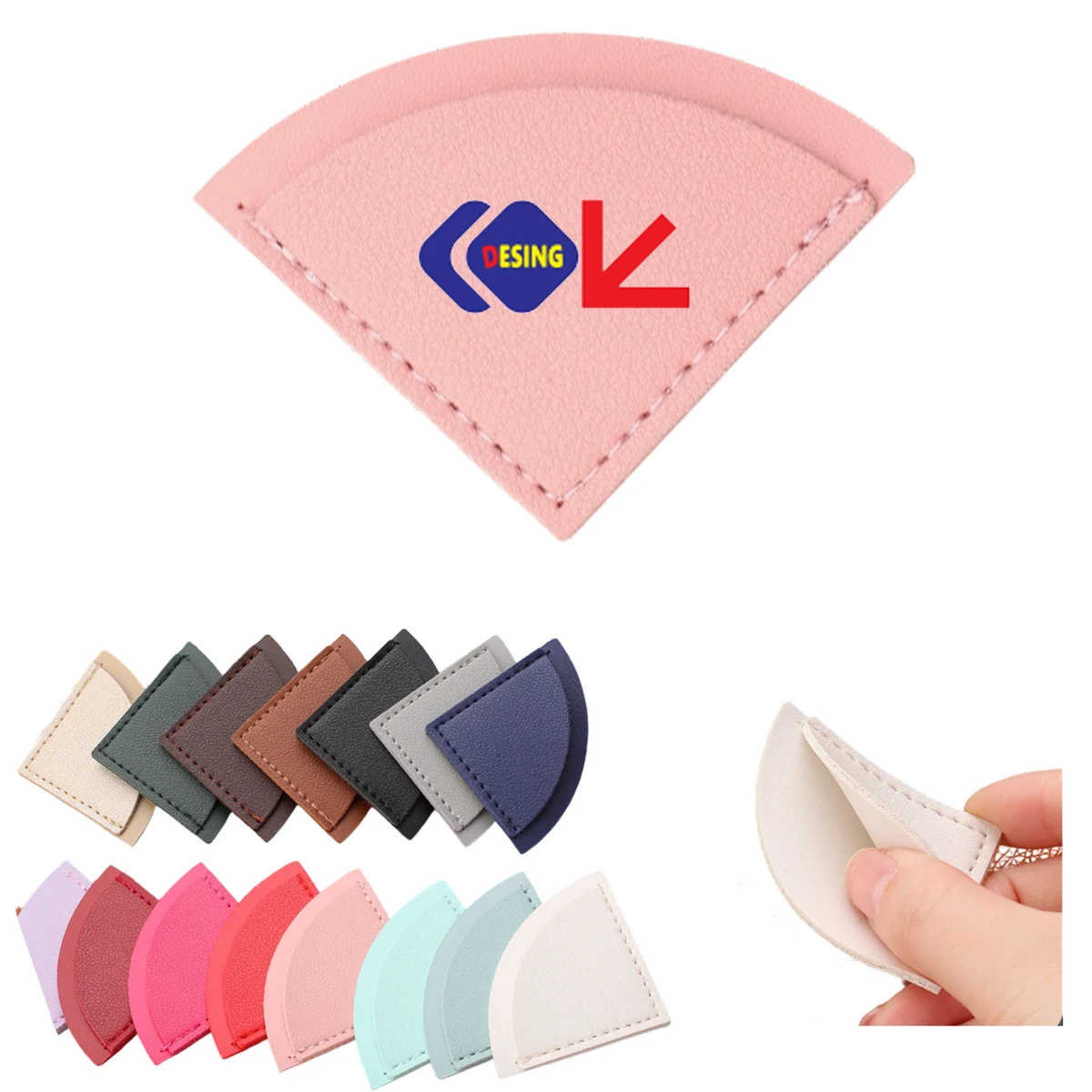 Fan-Shaped Leather Book Mark 1
