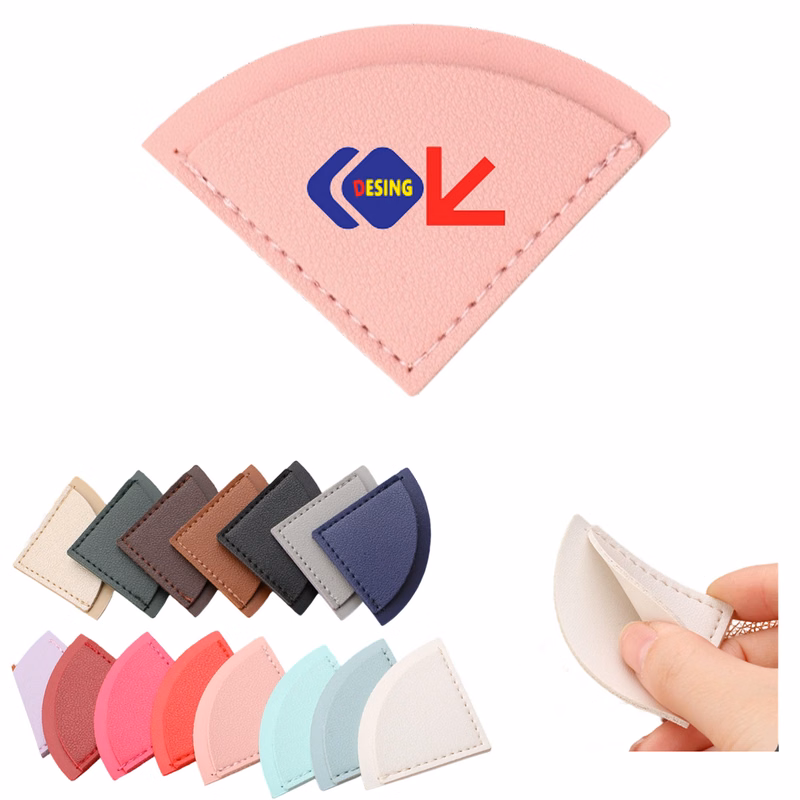 Fan-Shaped Leather Book Mark