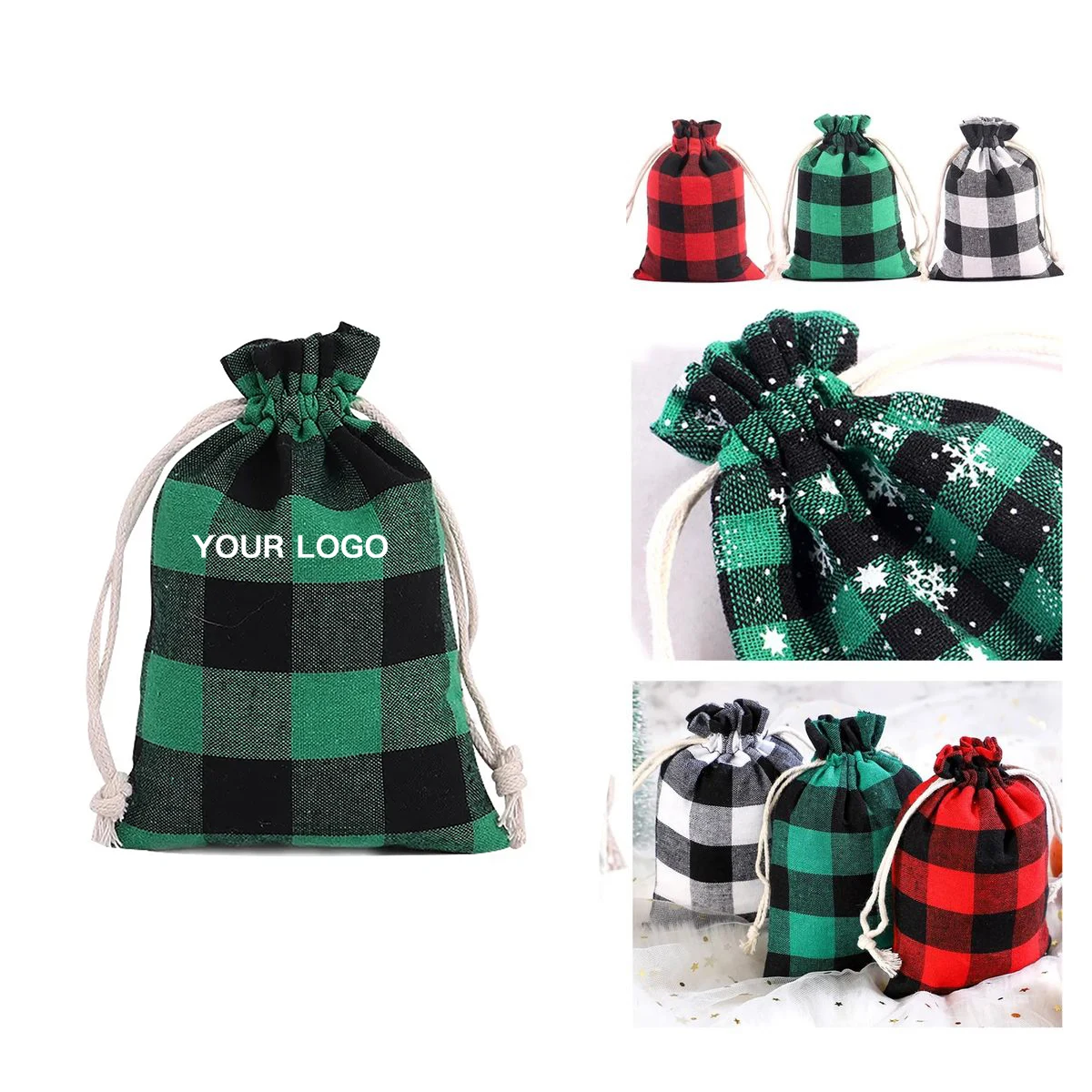 Soft Cotton Drawstring Bag for Accessories 1