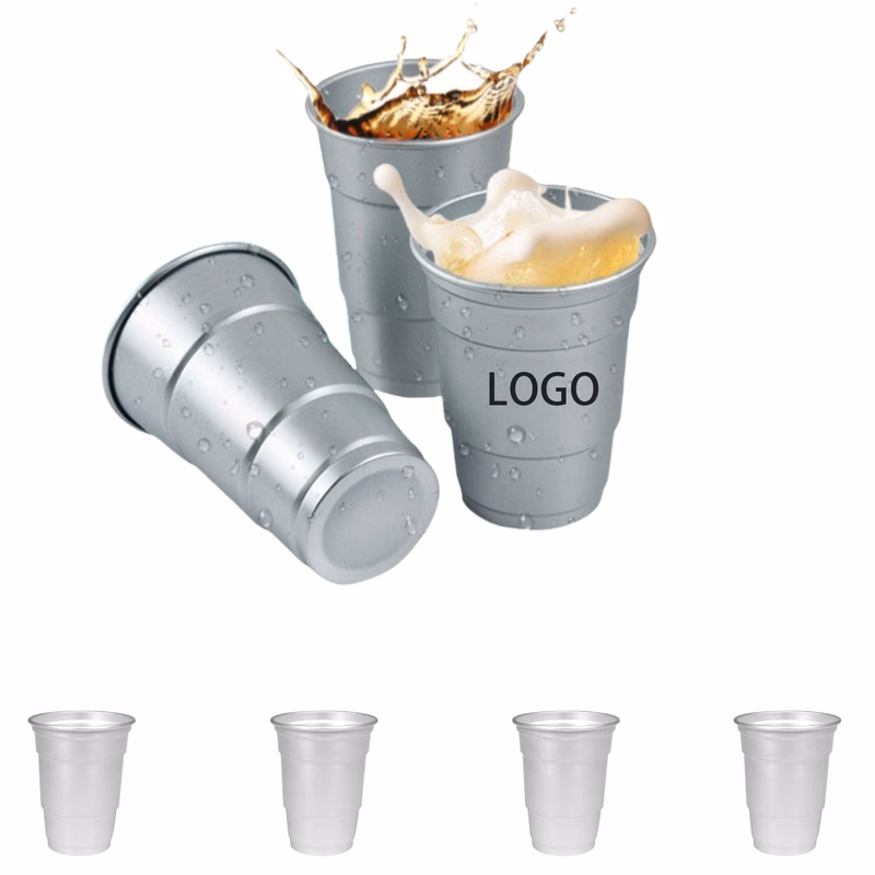 17 oz Aluminum Iced Coffee Cup