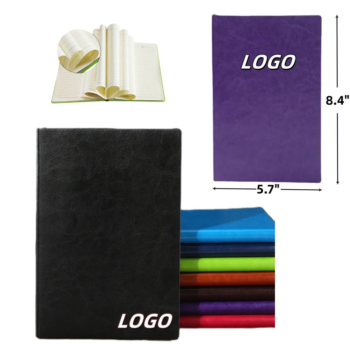 Business A5 PU Leather Notebook 1