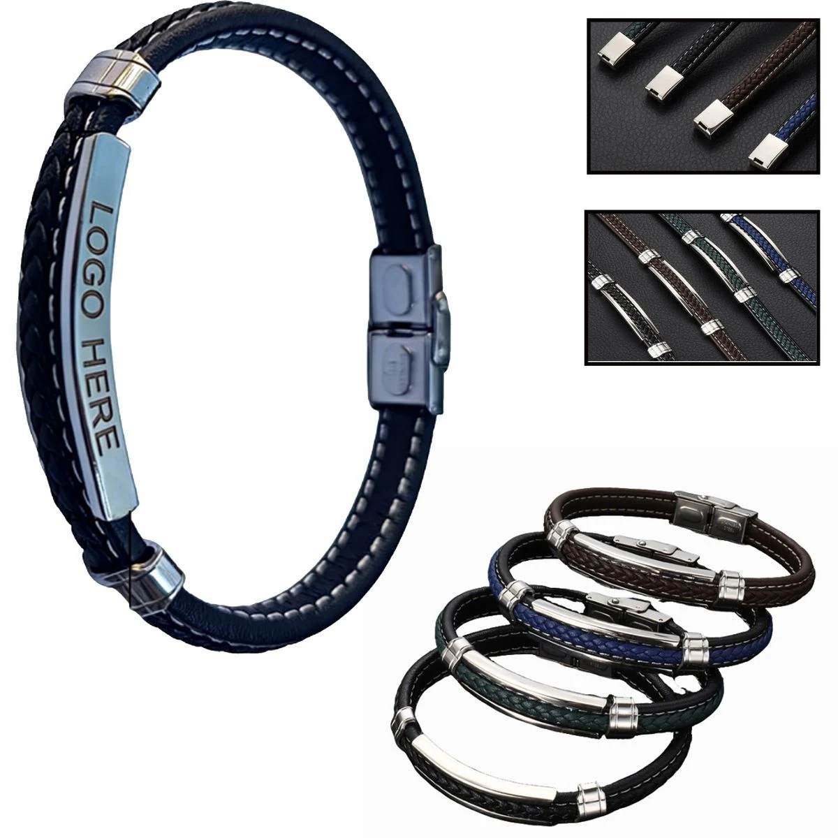 Ultra-Fine Fiber Woven Stainless Steel Bracelet 1