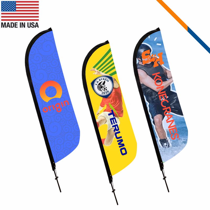 10' Lugi Single-Sided Feather Flag