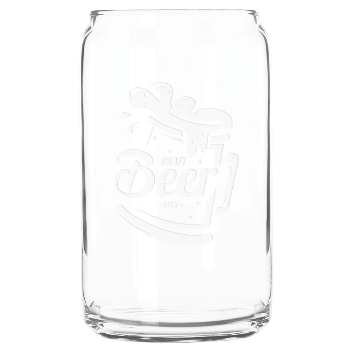 Libbey 16 OZ BEER CAN GLASS 1