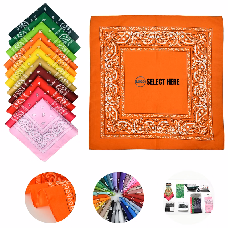 Square Bandana 100% Cotton