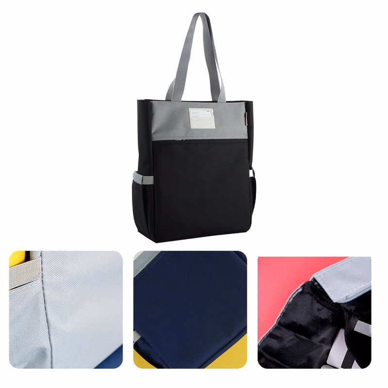 Roomy Student Canvas Book Tote