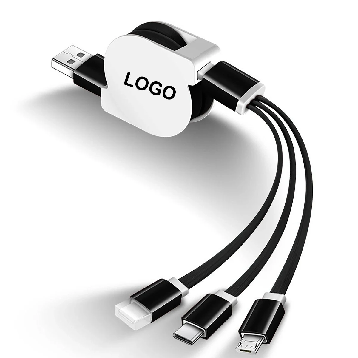 Retractable 3 in 1 Charging Cord Cable 1