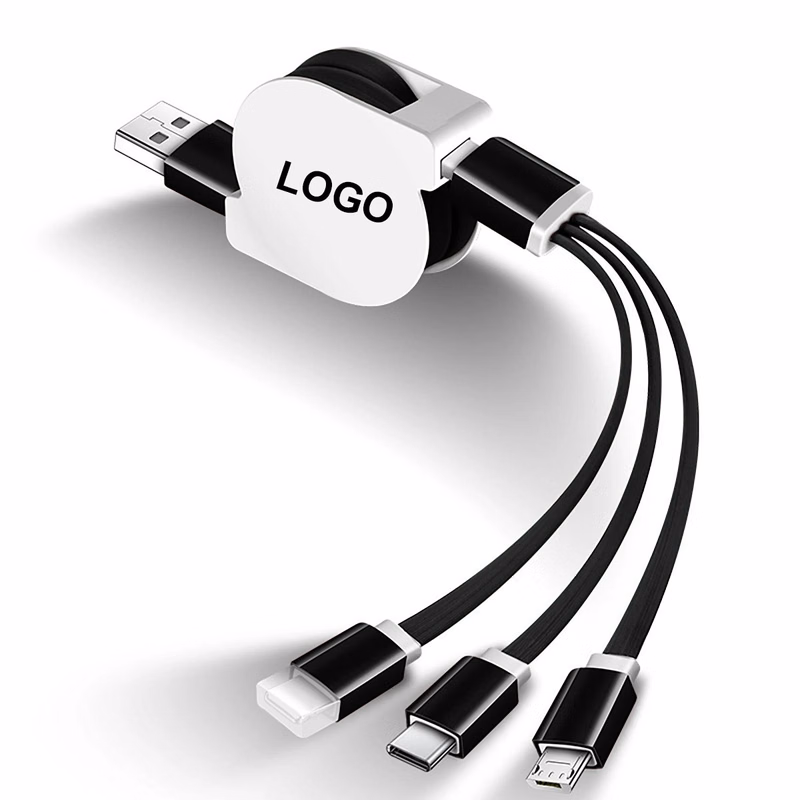 Retractable 3 in 1 Charging Cord Cable