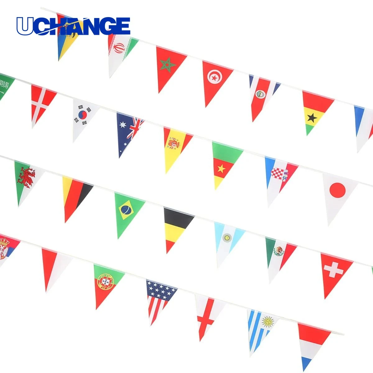 Multicolor Polyester Pennant Banner 1