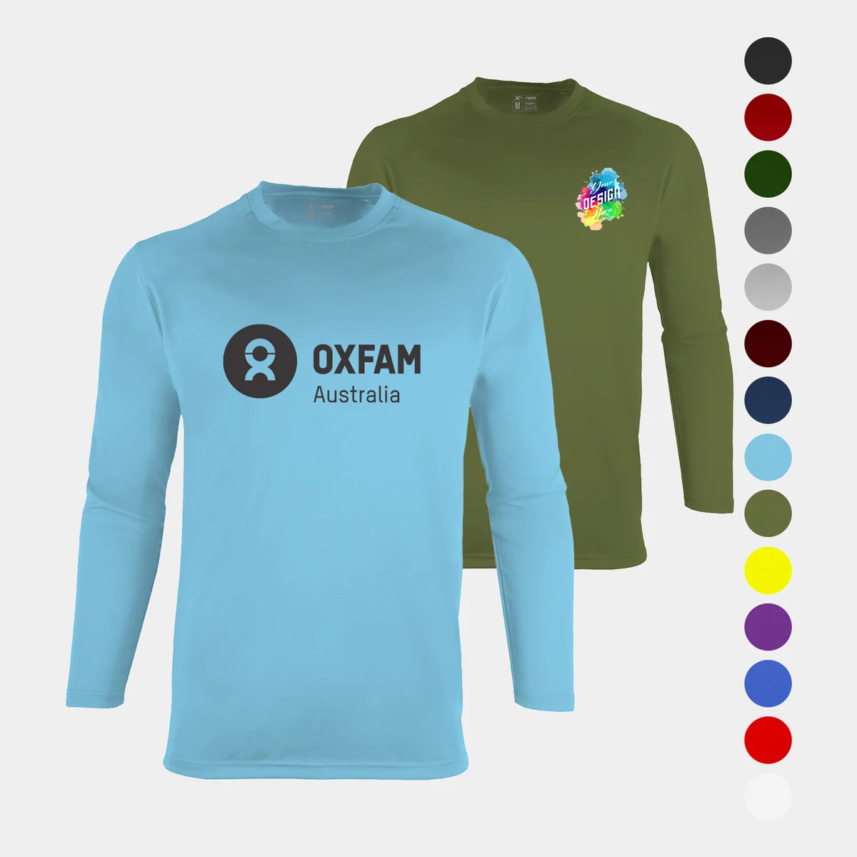 Men's Long Sleeve Performance Crew Neck T-Shirt 1