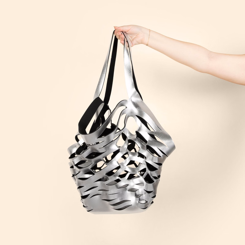 SEASIDE TOTE - METALLIC NEOPRENE